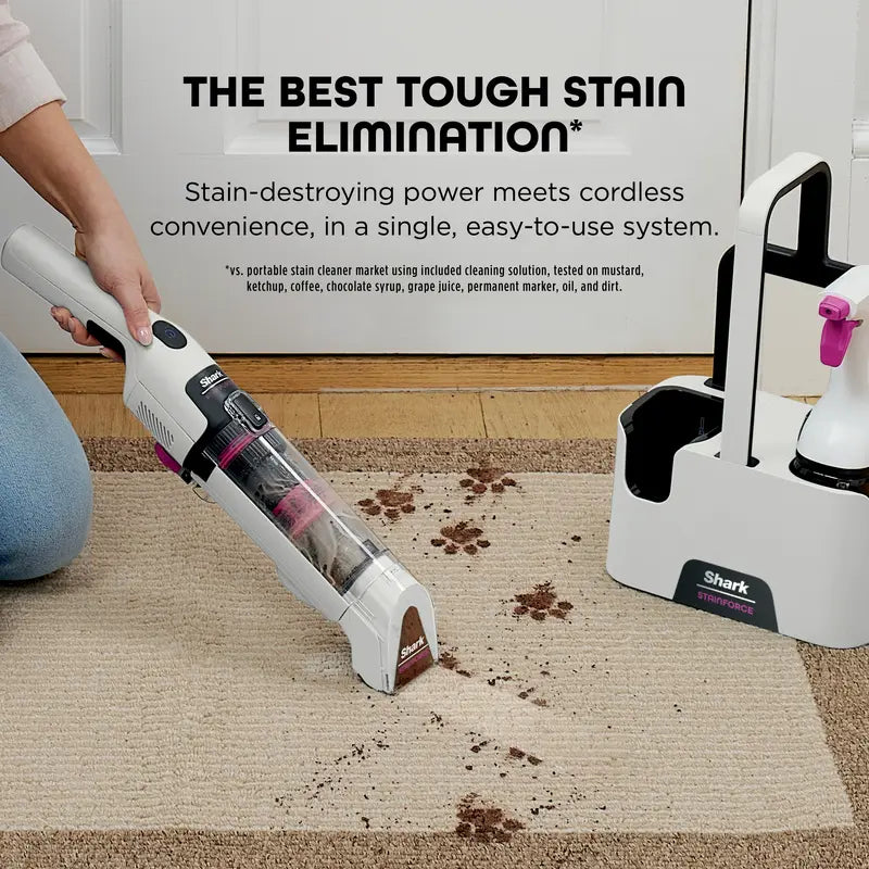 💪Handheld Spot & Stain Cleaner with Storage Caddy & Crevice Tool - HX101