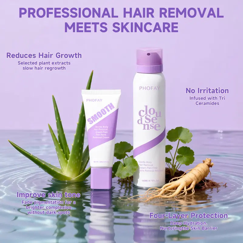 ✨Painless hair removal for sensitive skin | Gentle and fast hair removal, suitable for both men and women