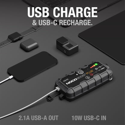 Boost GB40 1000A UltraSafe Jump Starter – 6.0L Gas / 3.0L Diesel, Power Bank