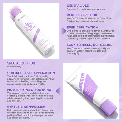 ✨Painless hair removal for sensitive skin | Gentle and fast hair removal, suitable for both men and women